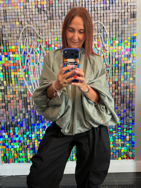 Bubble Sleeve  Oversized Jacket