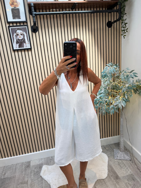 Crinkle Culotte  Playsuit