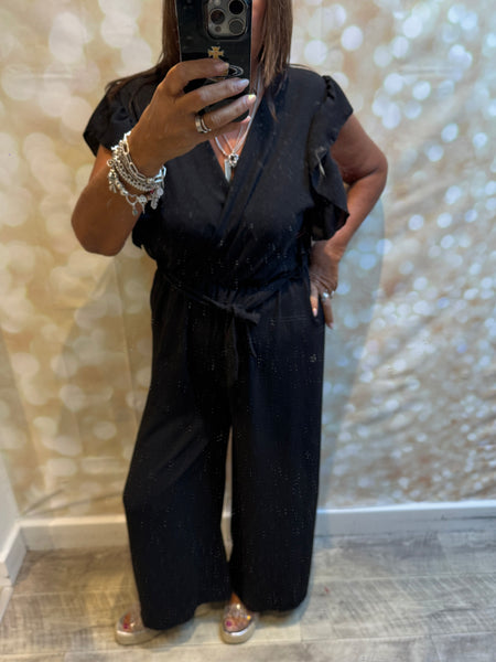 Wrap Over Palazzo Jumpsuit
