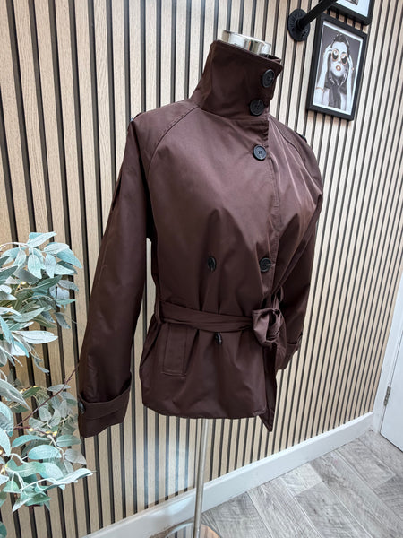 Short Belted Trench Coat