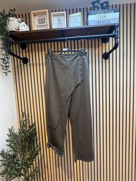 4 button wrap Joggers
