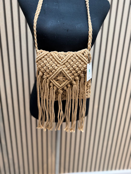 Macrame Tassel Bag