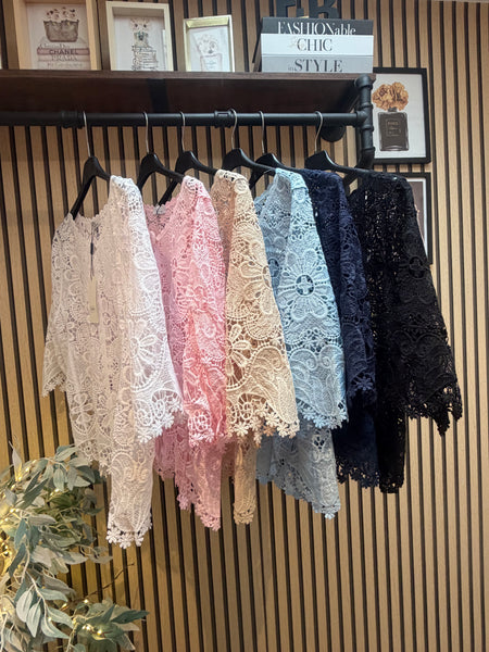 Lace Open  Cardigan