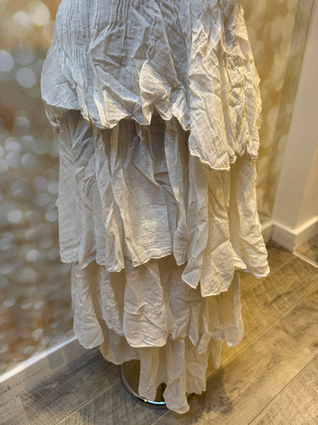 Shirred Bandeau Rara Dress