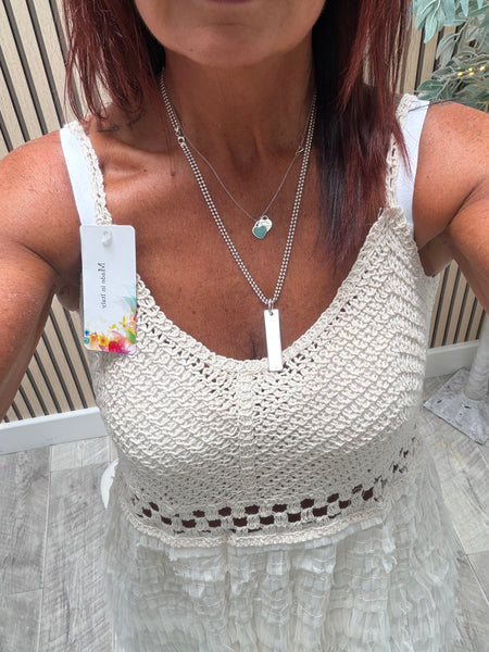 Crochet / Tulle Dress