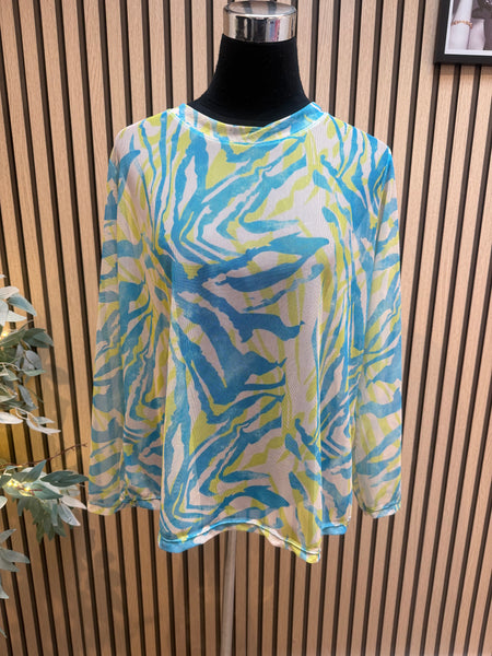 Curve Sheer Layering Top