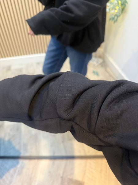 Bubble Hem Sweatshirt