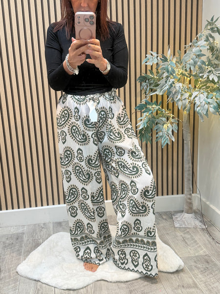 Paisley Palazzo  trousers