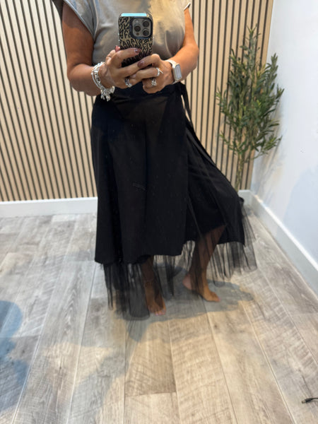 ID Tulle Wrap over Skirt