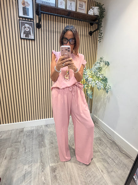 Studio 2 Piece Crinkle Palazzo Trouser / Top set