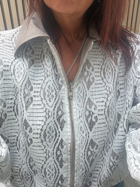 Reversible Bubble hem Bomber Jacket