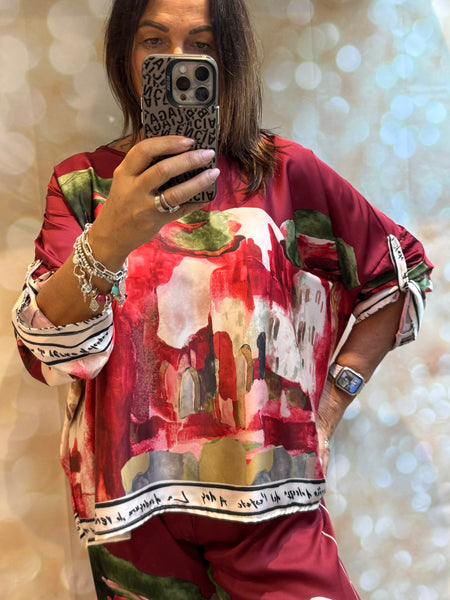 Riviera silky Palazzo trousers /Tunic