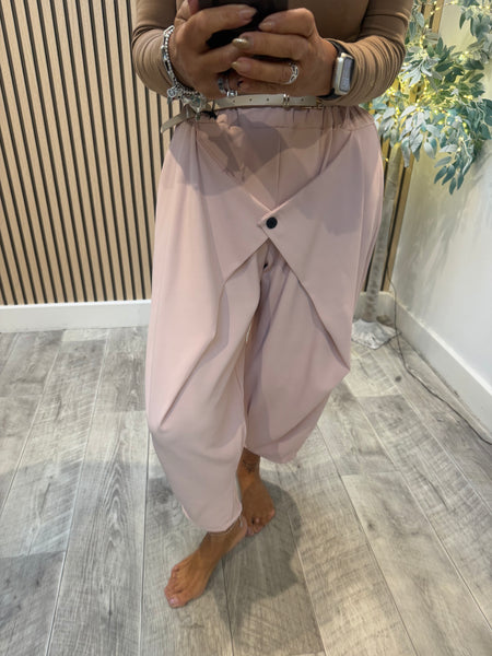 Dressy Wrap Front Trousers