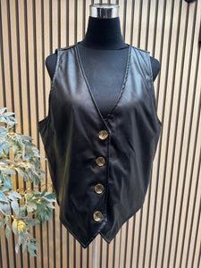 Studio Pleather Waistcoat