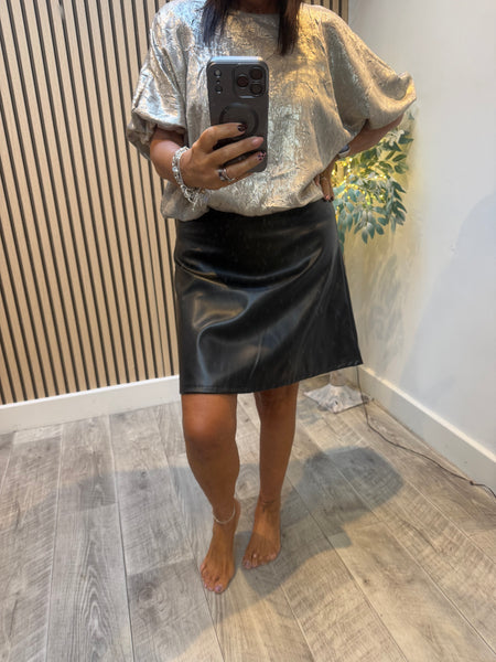 Studio Pleather Skirt