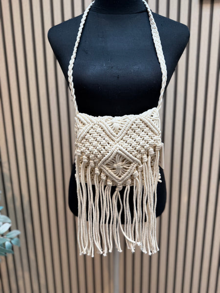 Macrame Tassel Bag