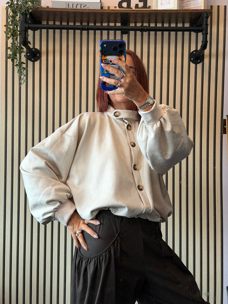 Faux Suede  Bubble hem Bomber Jacket