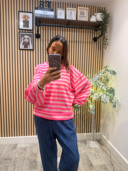 Candy Stripe Sweatshirt
