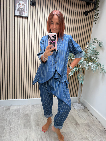 ID 2 Piece Pinstripe set - Trousers / Jacket