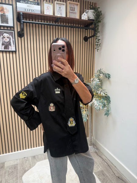 Zeta Otto Badged Shirt/Tie