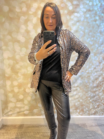 Sequin Blazer