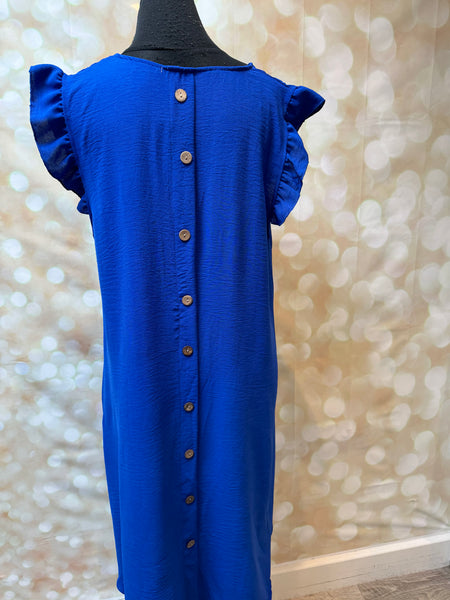 Button back Dress