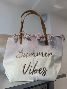 Summer Vibes Ombré Beach Bag