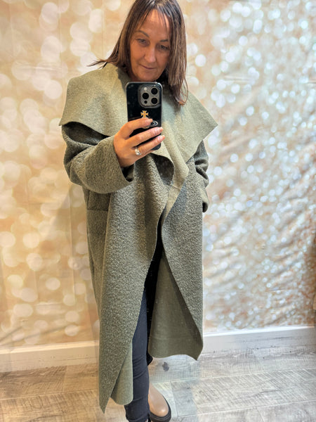 Waterfall Wool Mix Coat