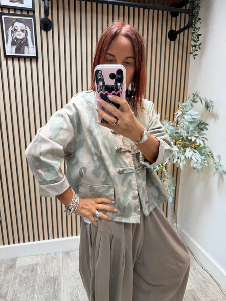 Camo Military Jacket