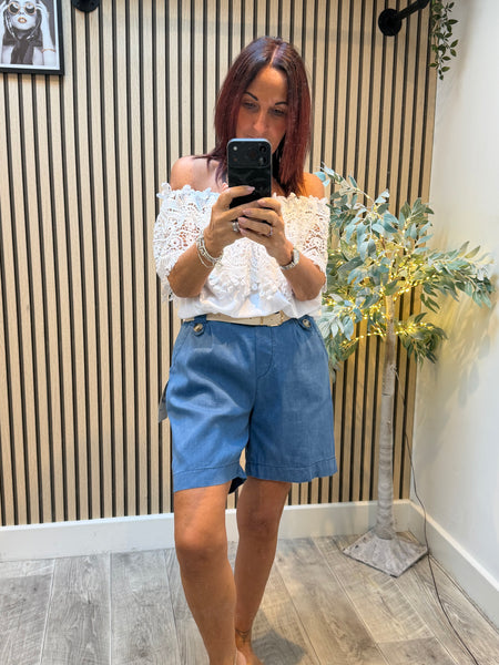 Bardot Lace top