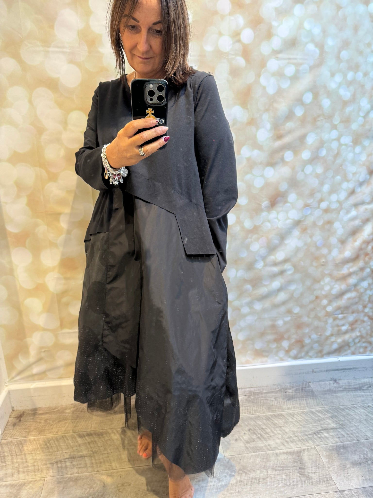 ID Tulle/Multi Fabric  Dress