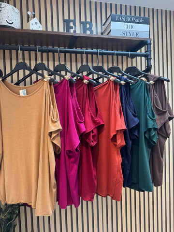 Soft Knit Cold Shoulder Jumper