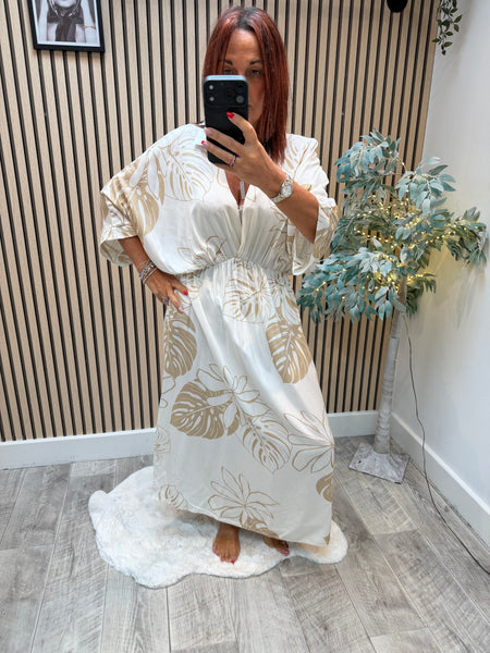 Leaf Maxi Dress