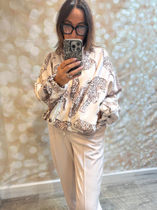 Scuba Leopard Bomber Jacket