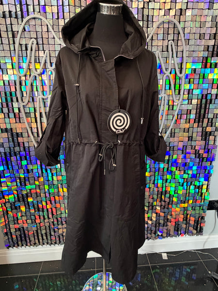 Fly Out  Hooded Coat