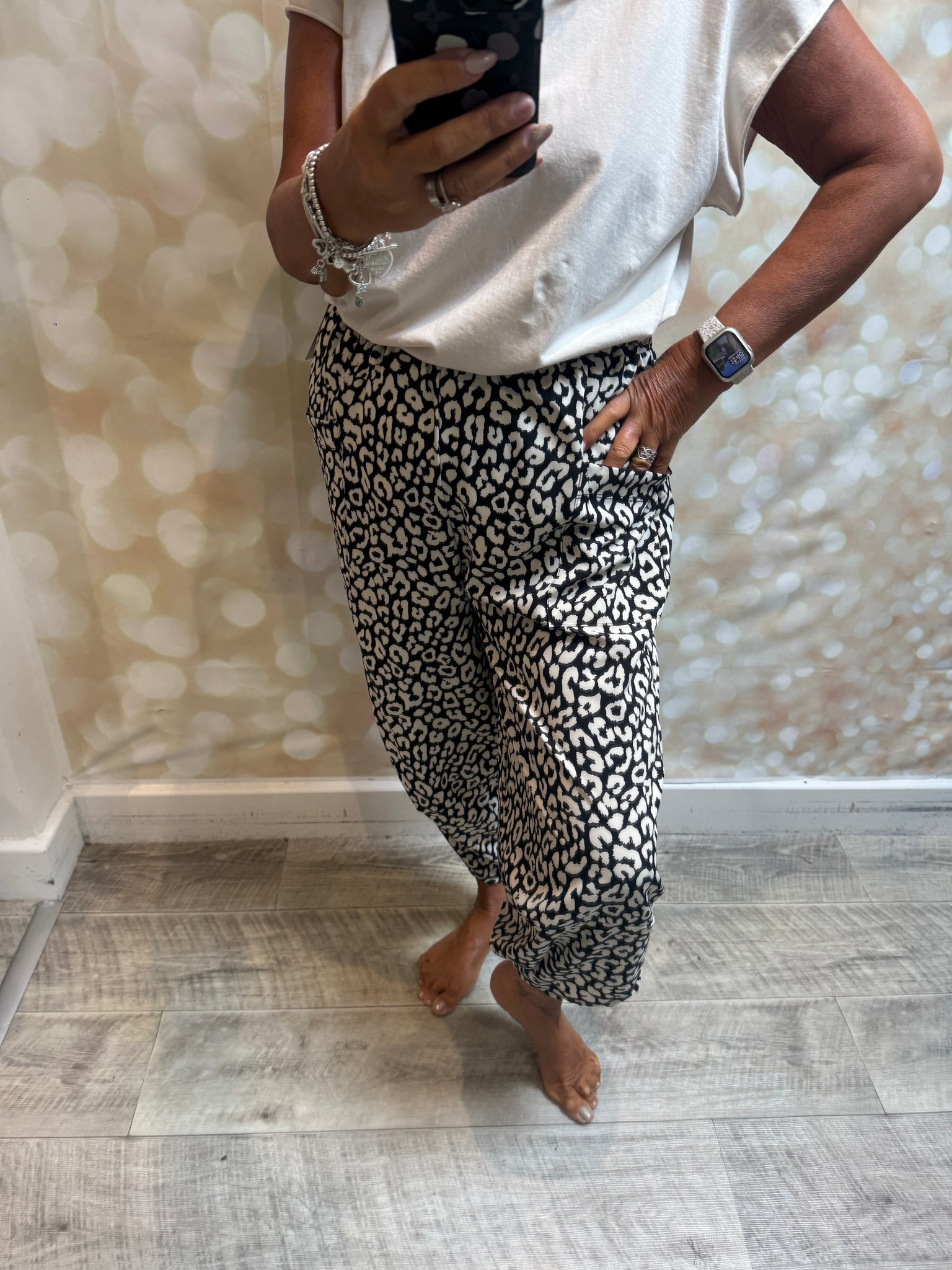 Silky balloon Trousers