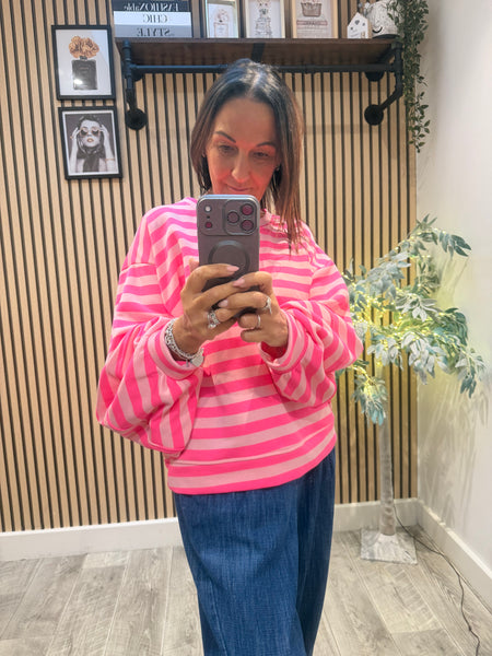 Candy Stripe Sweatshirt