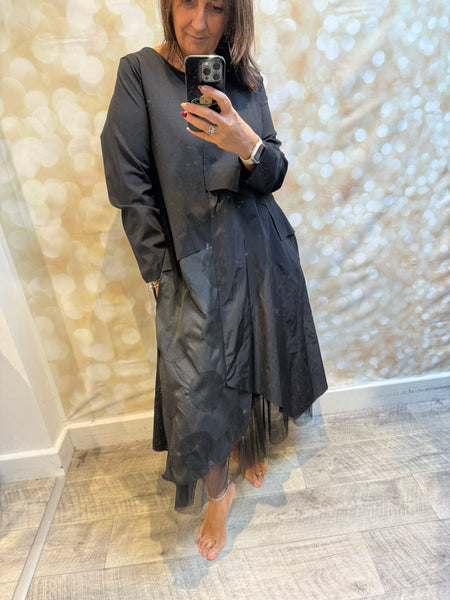 ID Tulle/Multi Fabric  Dress