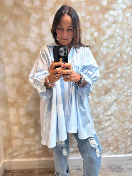 Fly Out Oversized Diamante Shirt