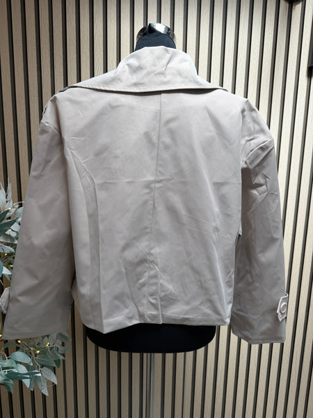 Cropped Trench Coat