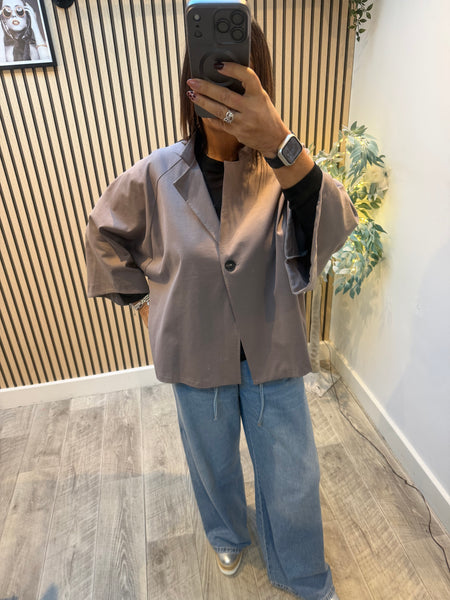 Scuba fabric Swing Jacket