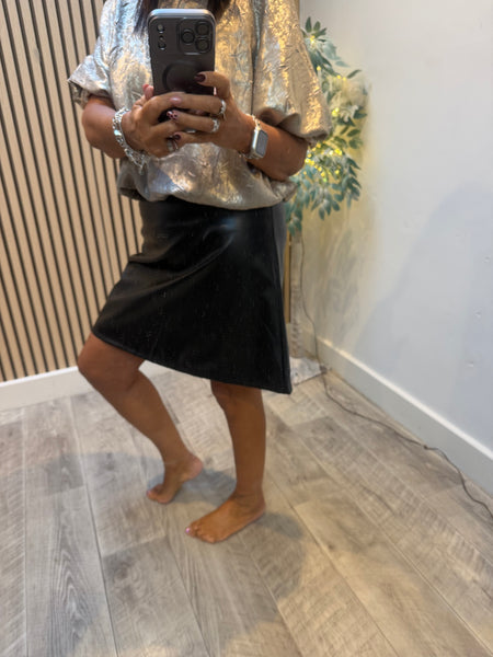 Studio Pleather Skirt