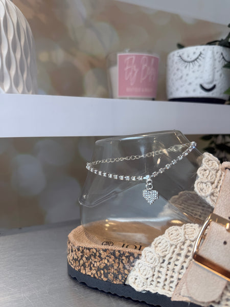 Crochet slip on mule
