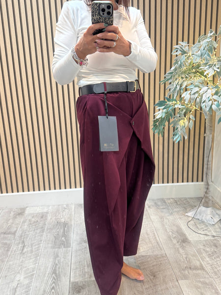 Wrap Front Trousers