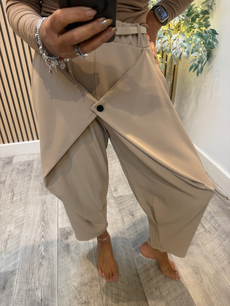 Dressy Wrap Front Trousers