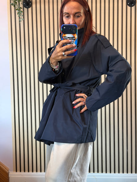Curve Belted Trench Coat