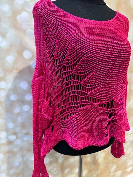 Laddered Silky Knit Jumper
