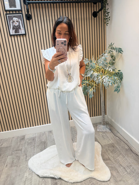 Studio 2 Piece Crinkle Palazzo Trouser / Top set