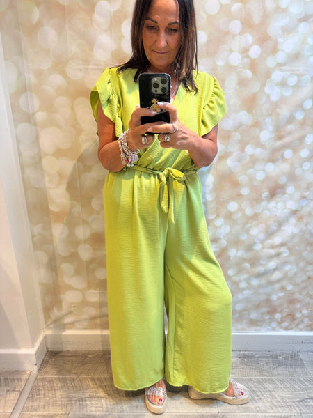 Wrap Over Palazzo Jumpsuit