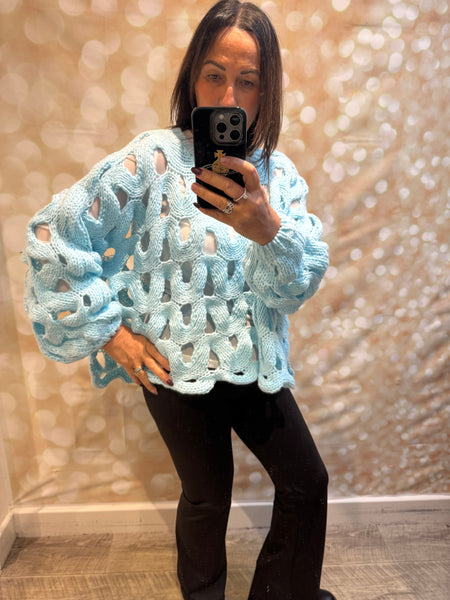 Chunky Knit  Wave Jumper
